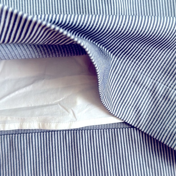 THEORY Seersucker Blue & White Short Sleeve Dress. Underlined. Size 8. Like 🆕 - Picture 8 of 12